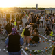 People gather for a vigil at the site where Winston Boogie Smith was killed on June 4, 2021 in Minneapolis, Minnesota. Smith was shot and killed yesterday during an altercation with law enforcement involving multiple agencies. Smith’s family is demanding clarity in the case as authorities claim there is no video available from the incident.